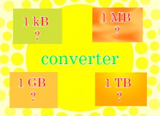 B KB MB GB TB converter