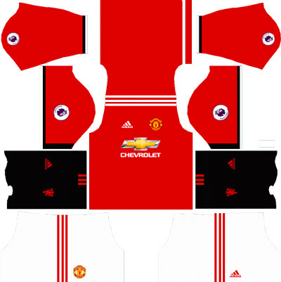 Manchester United Team Home Kit