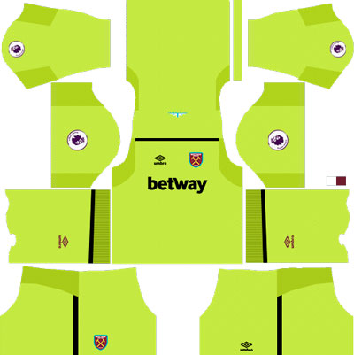 West Ham United Goalkeeper Home Kit