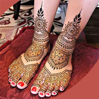 mehndi design for Feet