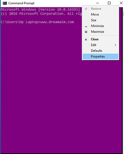 Change Windows Command Prompt Color Scheme